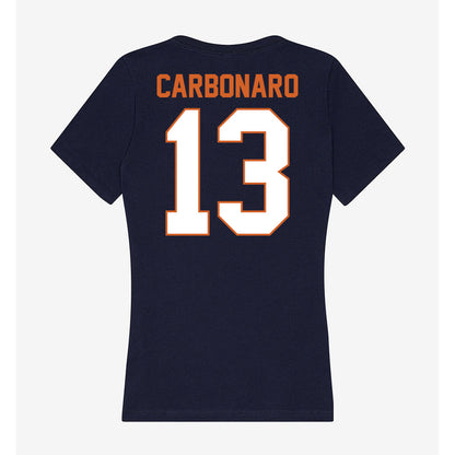 Wheaton IL - NCAA Football : Gianluca Carbonaro - Women's V-Neck T-Shirt-1