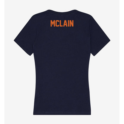 Wheaton IL - NCAA Men's Golf : Ryan McLain - Women's V-Neck T-Shirt-1
