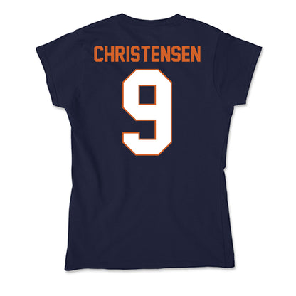 Wheaton IL - NCAA Football : Kirby Christensen - Soft Style Women’s T-Shirt-1