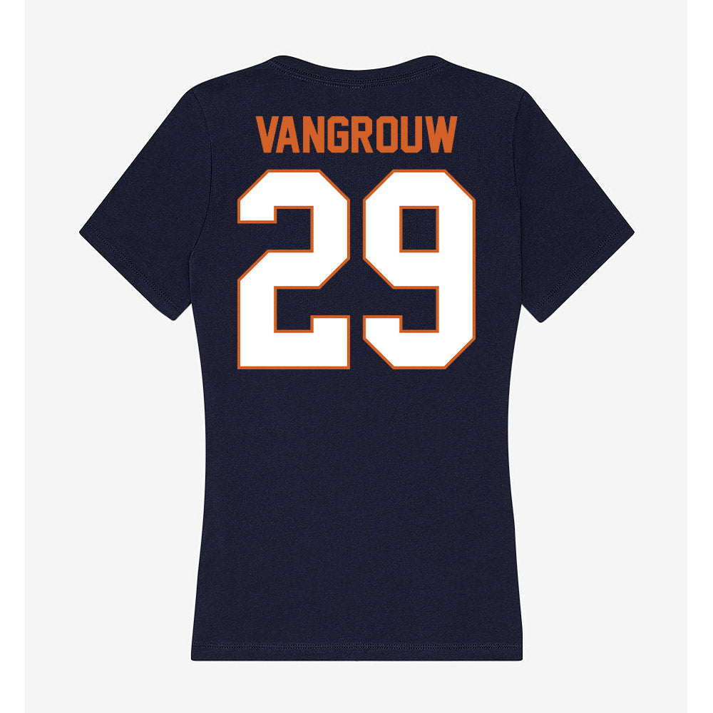 Wheaton IL - NCAA Baseball : Jamin VanGrouw - Women's V-Neck T-Shirt-1