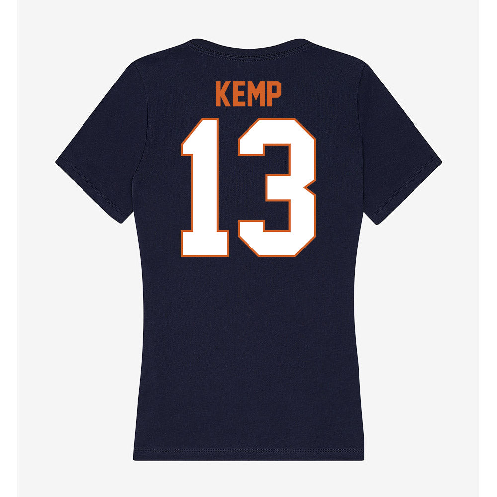 Wheaton IL - NCAA Men's Volleyball : Kennedy Kemp - Women's V-Neck T-Shirt-1