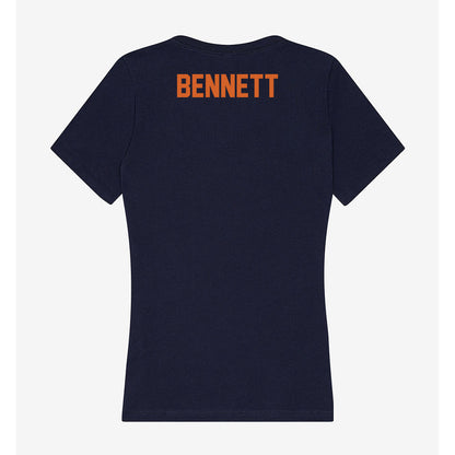 Wheaton IL - NCAA Men's Swimming & Diving : Blaine Bennett - Women's V-Neck T-Shirt-1