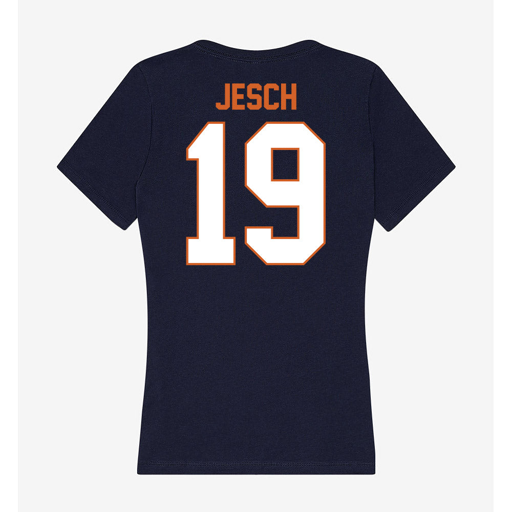 Wheaton IL - NCAA Football : Mateo Jesch - Women's V-Neck T-Shirt-1