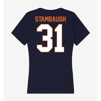 Wheaton IL - NCAA Football : Nick Stambaugh - Women's V-Neck T-Shirt-1