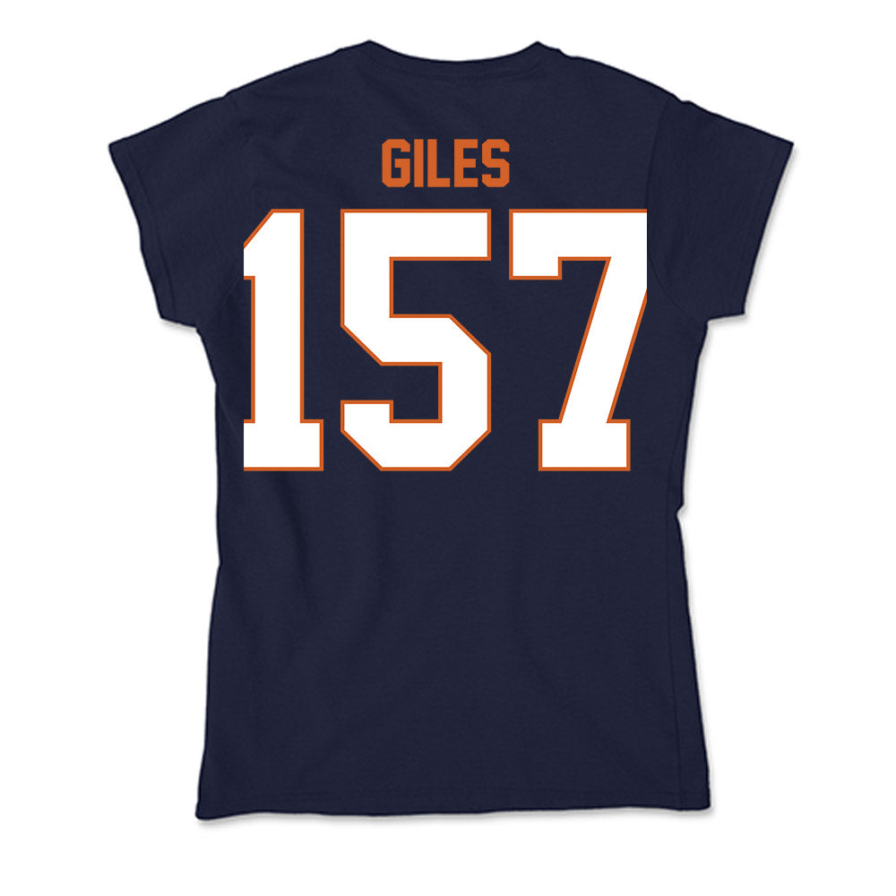 Wheaton IL - NCAA Wrestling : Deonta Giles - Soft Style Women’s T-Shirt-1