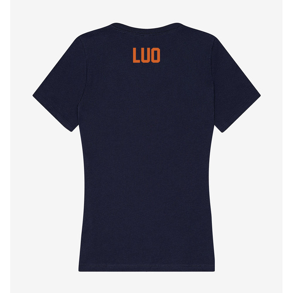 Wheaton IL - NCAA Women's Tennis : Mia Luo - Women's V-Neck T-Shirt-1