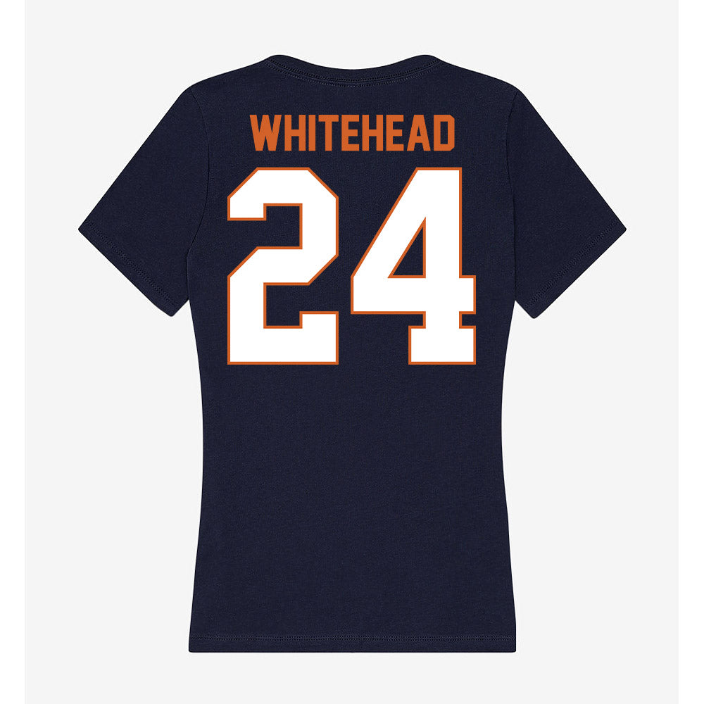 Wheaton IL - NCAA Softball : Abby Whitehead - Women's V-Neck T-Shirt-1