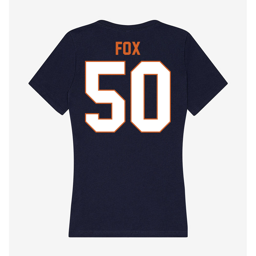 Wheaton IL - NCAA Football : Luke Fox - Women's V-Neck T-Shirt-1