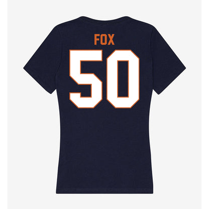 Wheaton IL - NCAA Football : Luke Fox - Women's V-Neck T-Shirt-1