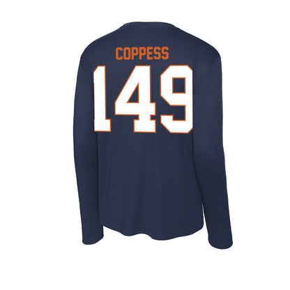 Wheaton IL - NCAA Wrestling : Cale Coppess - Activewear Long Sleeve T-Shirt-1