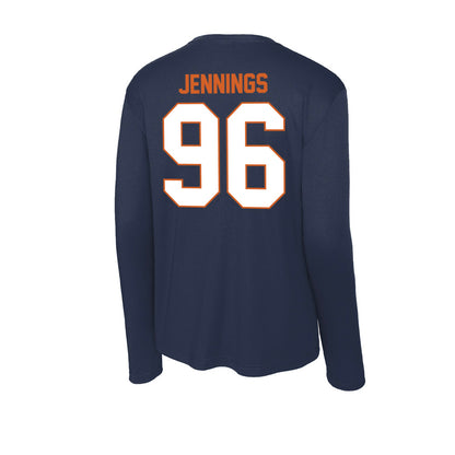 Wheaton IL - NCAA Football : Chase Jennings - Activewear Long Sleeve T-Shirt-1