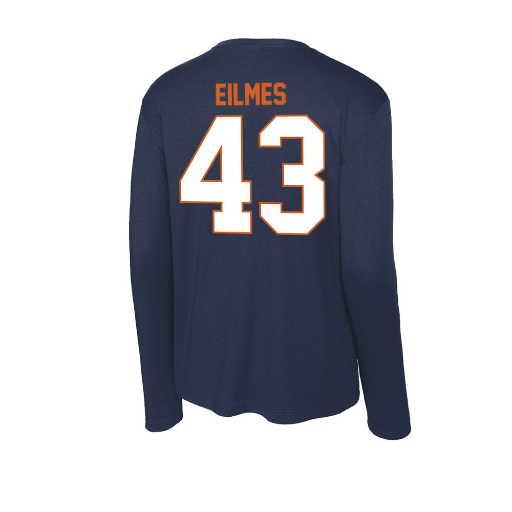 Wheaton IL - NCAA Baseball : Austin Eilmes - Activewear Long Sleeve T-Shirt-1