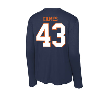 Wheaton IL - NCAA Baseball : Austin Eilmes - Activewear Long Sleeve T-Shirt-1