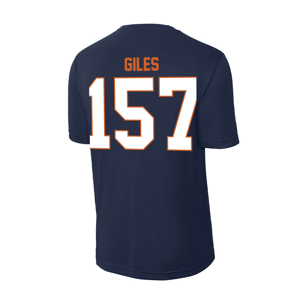 Wheaton IL - NCAA Wrestling : Deonta Giles - Activewear T-Shirt-1