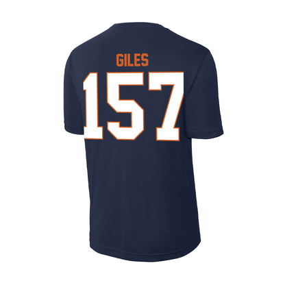 Wheaton IL - NCAA Wrestling : Deonta Giles - Activewear T-Shirt-1