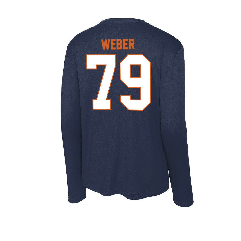 Wheaton IL - NCAA Football : Jake Weber - Activewear Long Sleeve T-Shirt-1