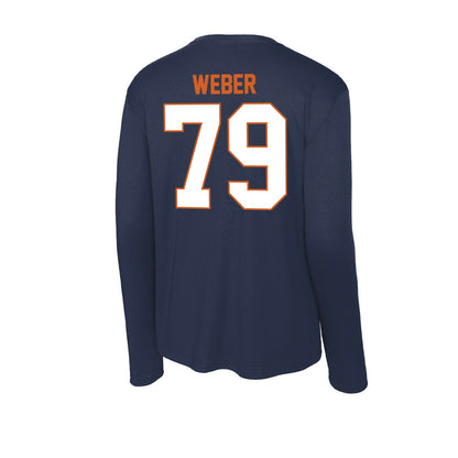 Wheaton IL - NCAA Football : Jake Weber - Activewear Long Sleeve T-Shirt-1