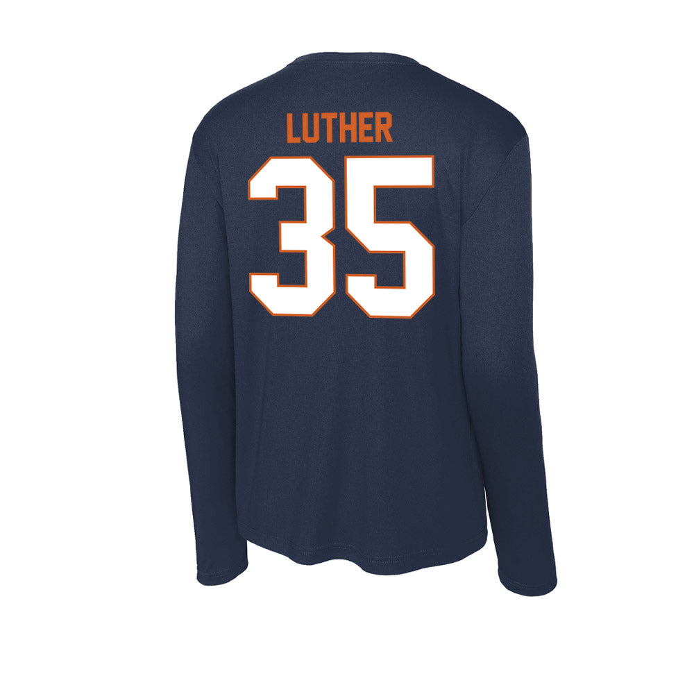 Wheaton IL - NCAA Men's Soccer : Noah Luther - Activewear Long Sleeve T-Shirt-1