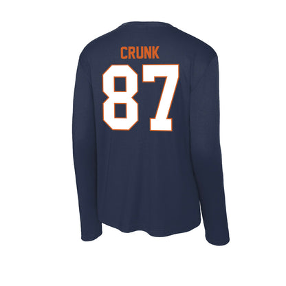 Wheaton IL - NCAA Football : Ethan Crunk - Activewear Long Sleeve T-Shirt-1
