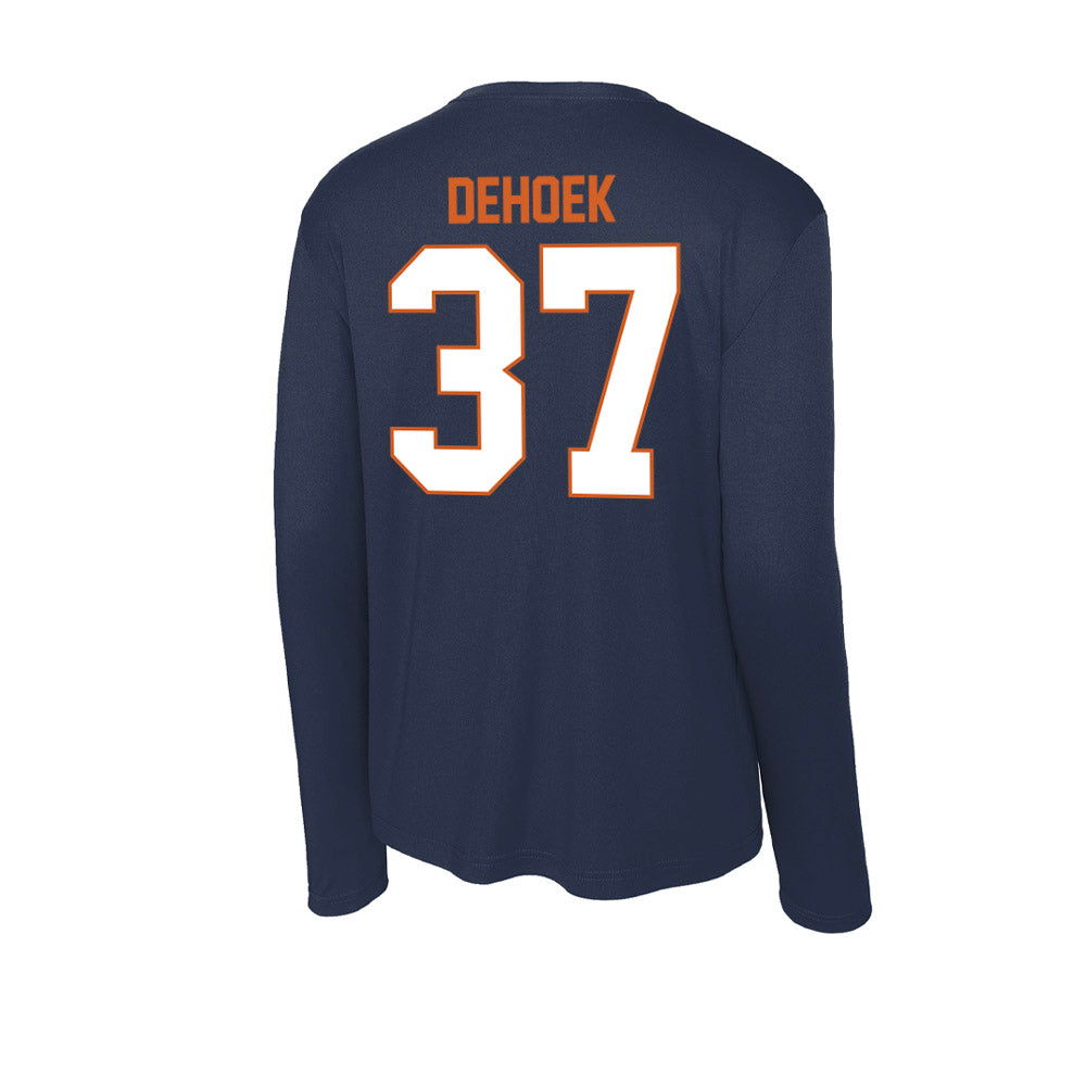 Wheaton IL - NCAA Baseball : Parker DeHoek - Activewear Long Sleeve T-Shirt-1