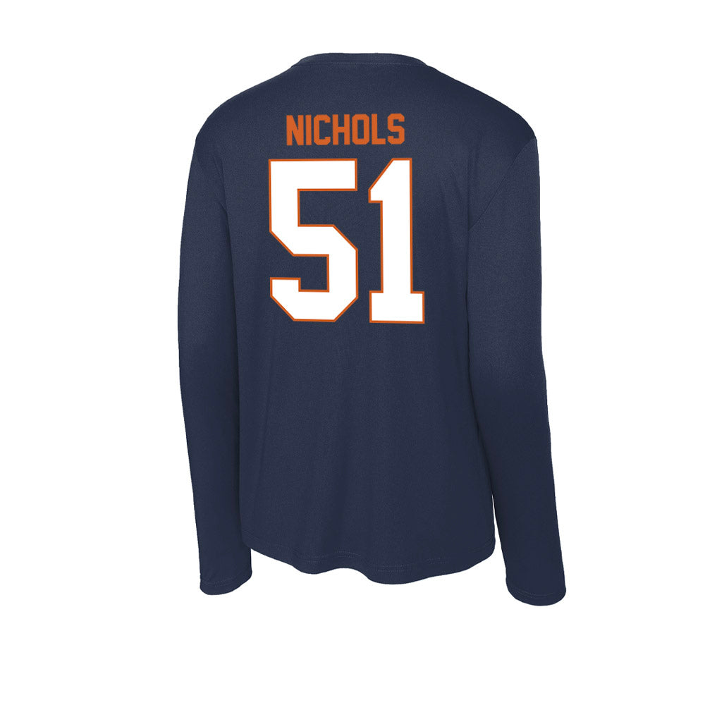 Wheaton IL - NCAA Football : JT Nichols - Activewear Long Sleeve T-Shirt-1