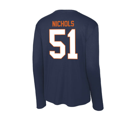 Wheaton IL - NCAA Football : JT Nichols - Activewear Long Sleeve T-Shirt-1