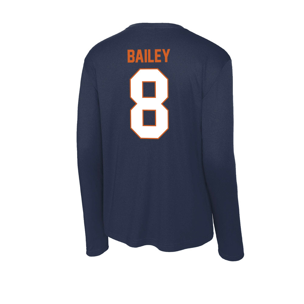 Wheaton IL - NCAA Baseball : Harrison Bailey - Activewear Long Sleeve T-Shirt-1