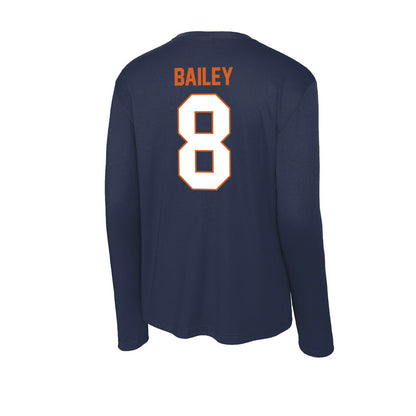 Wheaton IL - NCAA Baseball : Harrison Bailey - Activewear Long Sleeve T-Shirt-1