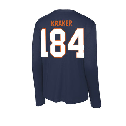 Wheaton IL - NCAA Wrestling : Jacob Kraker - Activewear Long Sleeve T-Shirt-1