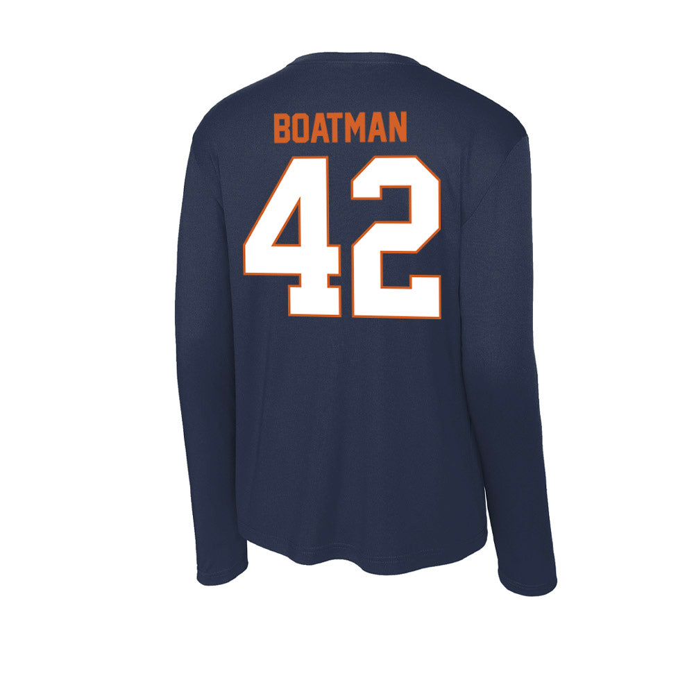 Wheaton IL - NCAA Football : Clay Boatman - Activewear Long Sleeve T-Shirt-1