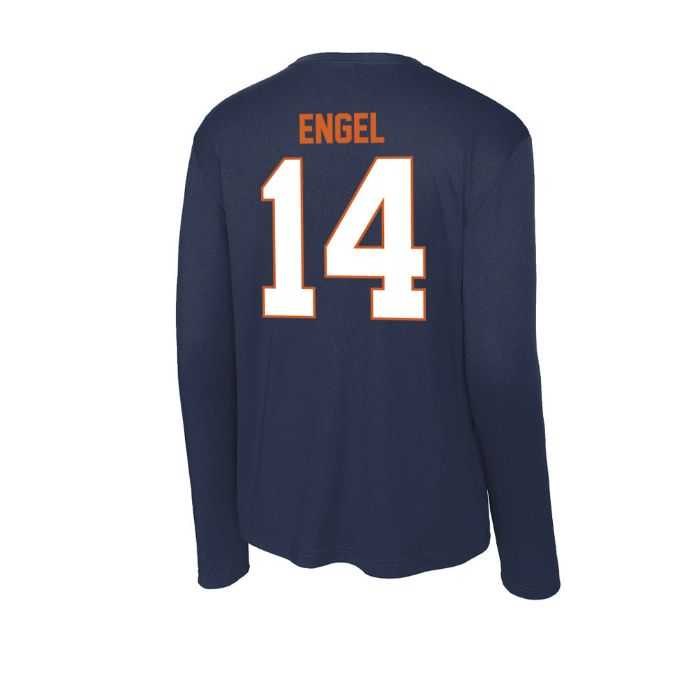 Wheaton IL - NCAA Baseball : Braden Engel - Activewear Long Sleeve T-Shirt-1