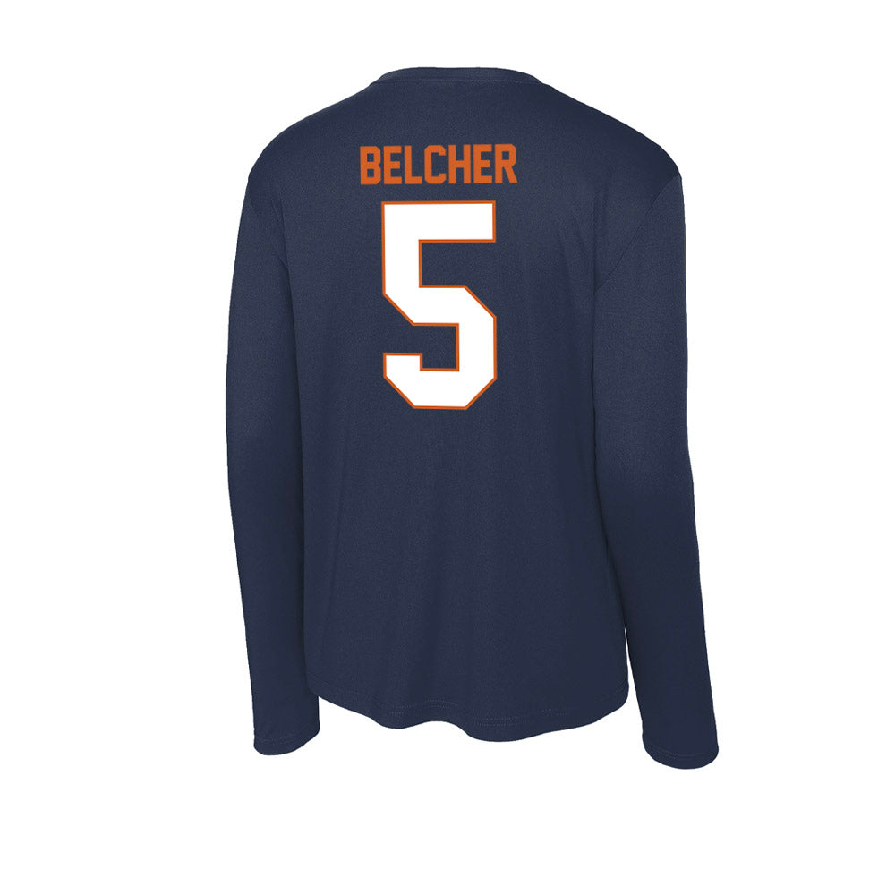 Wheaton IL - NCAA Men's Soccer : Garrett Belcher - Activewear Long Sleeve T-Shirt-1