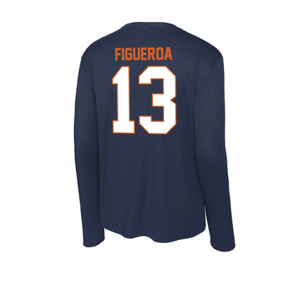 Wheaton IL - NCAA Softball : Olivia Figueroa - Activewear Long Sleeve T-Shirt-1
