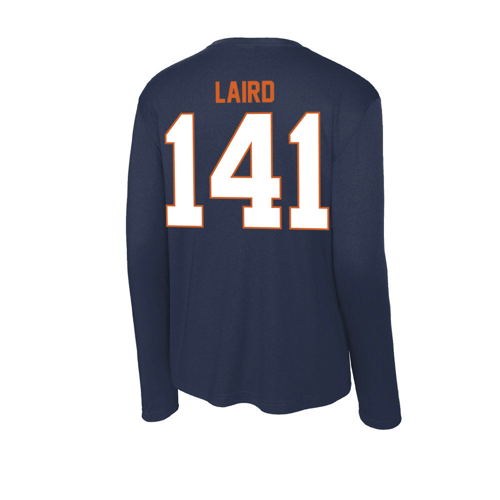 Wheaton IL - NCAA Wrestling : Aidan Laird - Activewear Long Sleeve T-Shirt-1
