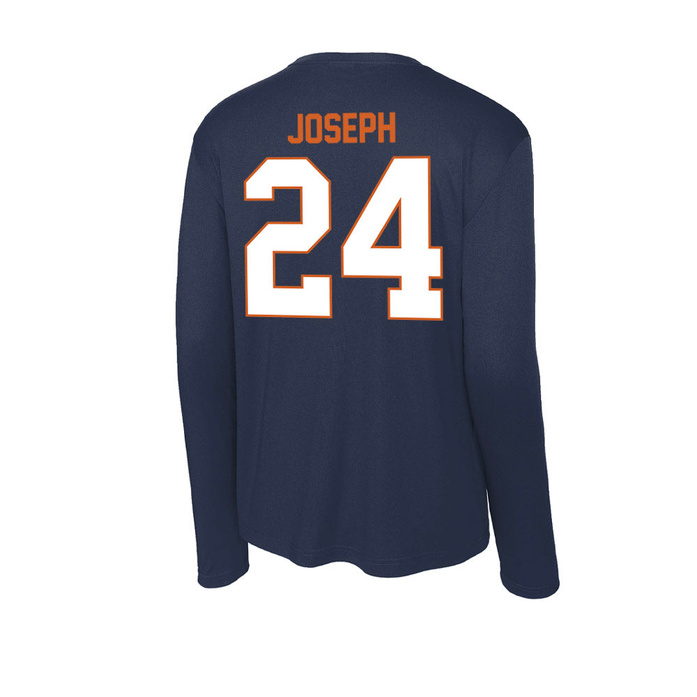 Wheaton IL - NCAA Men's Basketball : Samuel Joseph - Activewear Long Sleeve T-Shirt-1