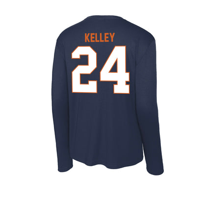 Wheaton IL - NCAA Baseball : Caleb Kelley - Activewear Long Sleeve T-Shirt-1