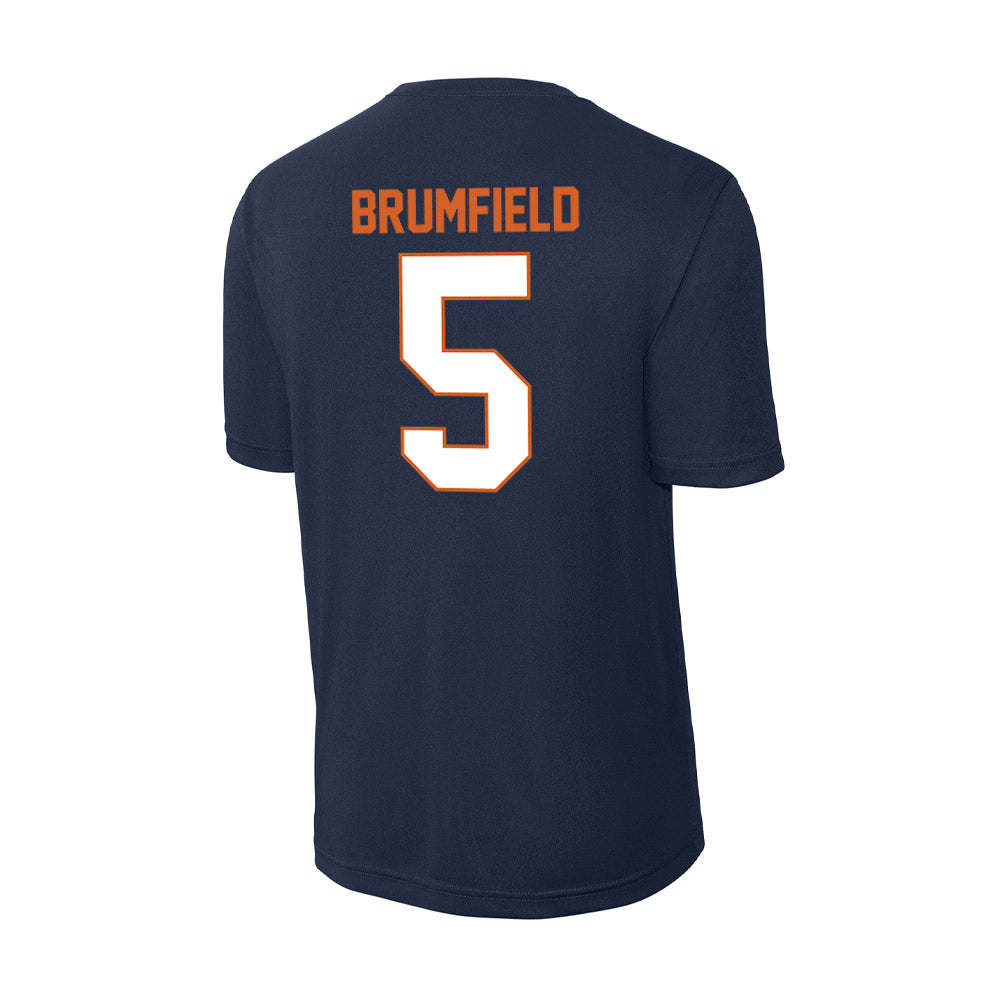 Wheaton IL - NCAA Men's Basketball : Noah Brumfield - Activewear T-Shirt-1