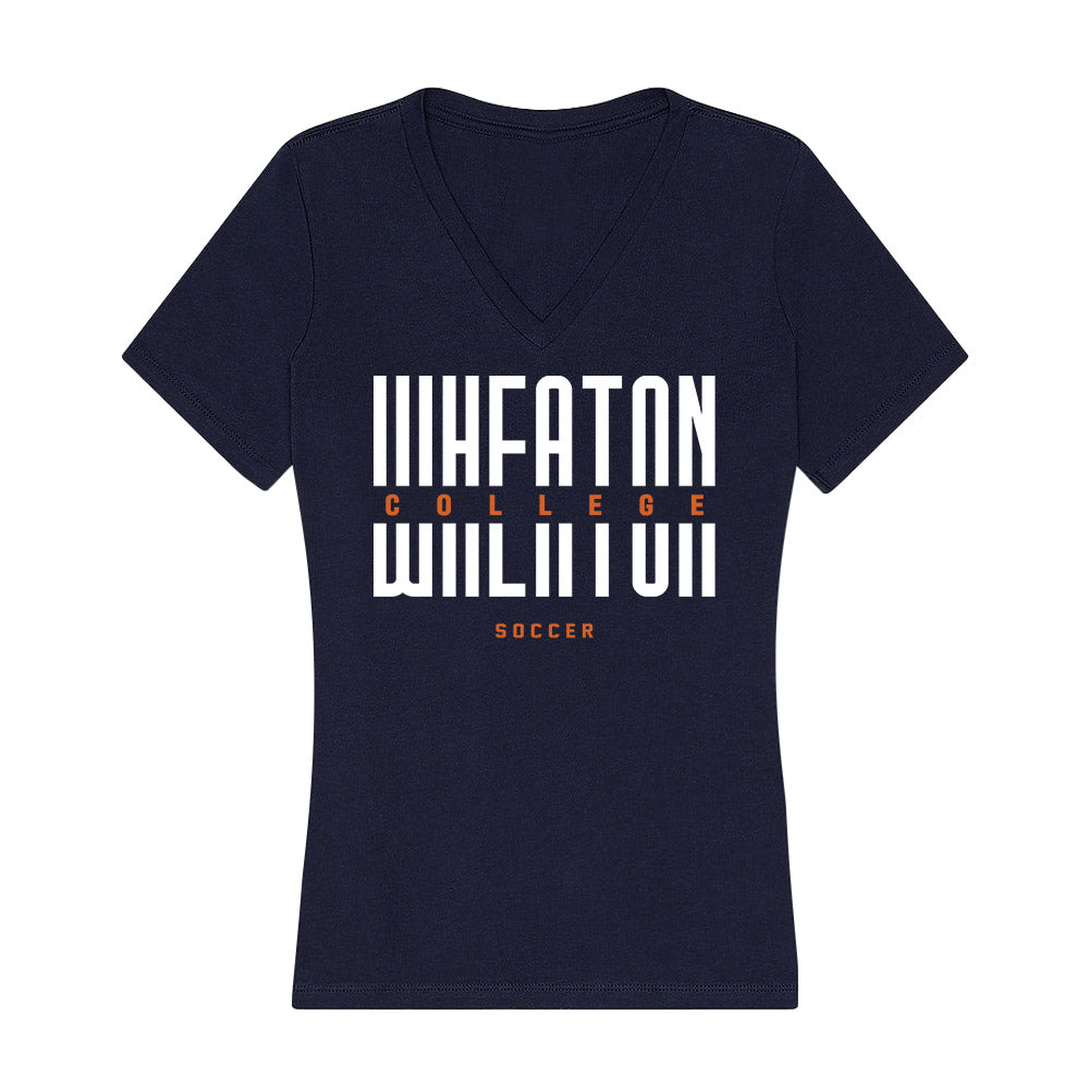 Wheaton IL - NCAA Men's Soccer : Cooper Falling - Women's V-Neck T-Shirt-0