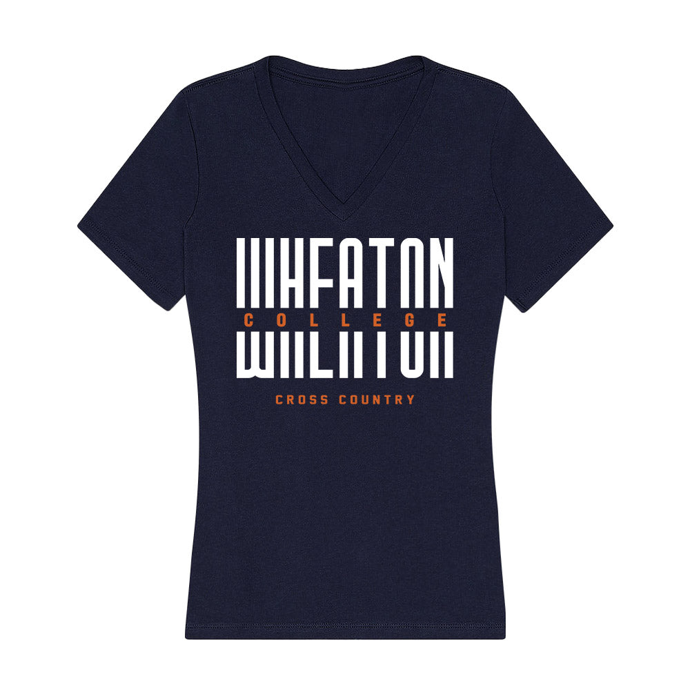 Wheaton IL - NCAA Women's Cross Country : Annie Stoner - Women's V-Neck T-Shirt-0
