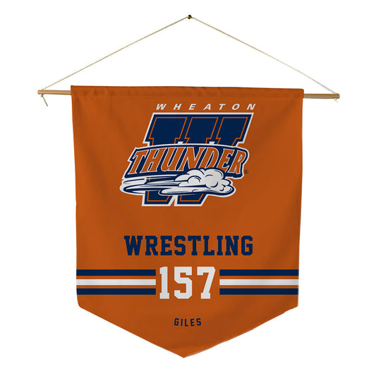 Wheaton IL - NCAA Wrestling : Deonta Giles - Pennant - 18" x 21"-0