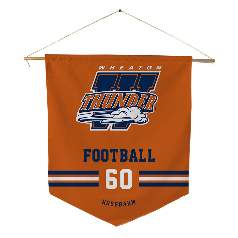 Wheaton IL - NCAA Football : David Nussbaum - Pennant - 18" x 21"-0