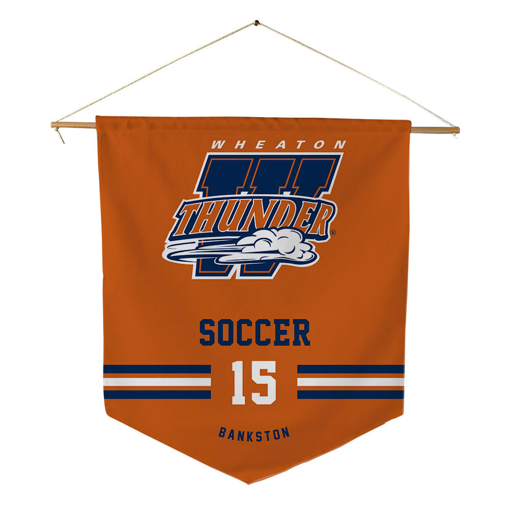 Wheaton IL - NCAA Men's Soccer : Oliver Bankston - Pennant - 18" x 21"-0