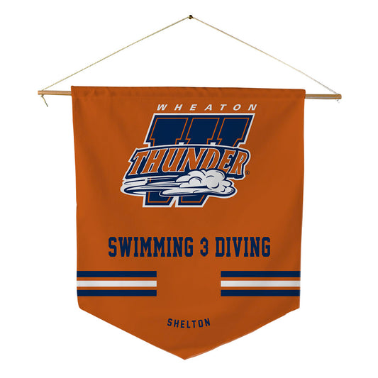 Wheaton IL - NCAA Women's Swimming & Diving : Anna Shelton - Pennant - 18" x 21"-0