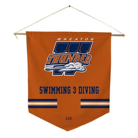 Wheaton IL - NCAA Women's Swimming & Diving : Anna Lee - Pennant - 18" x 21"-0