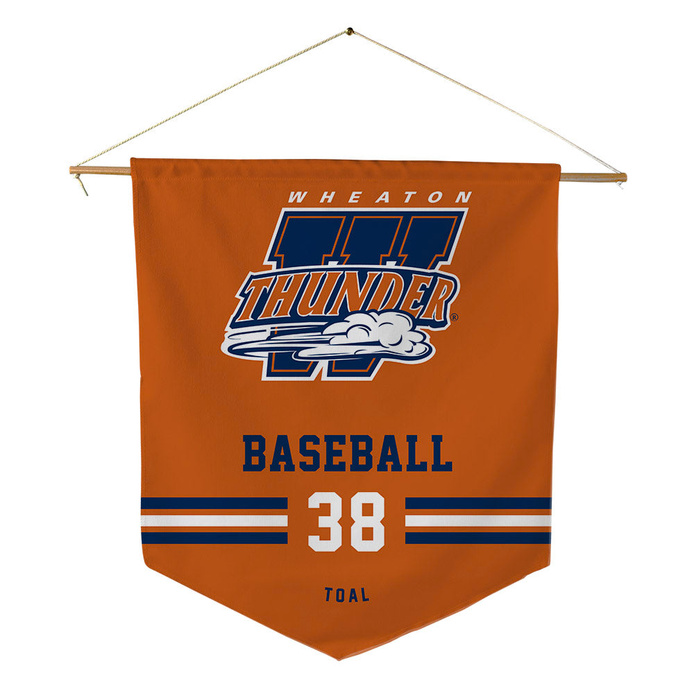 Wheaton IL - NCAA Baseball : Aidan Toal - Pennant - 18" x 21"-0