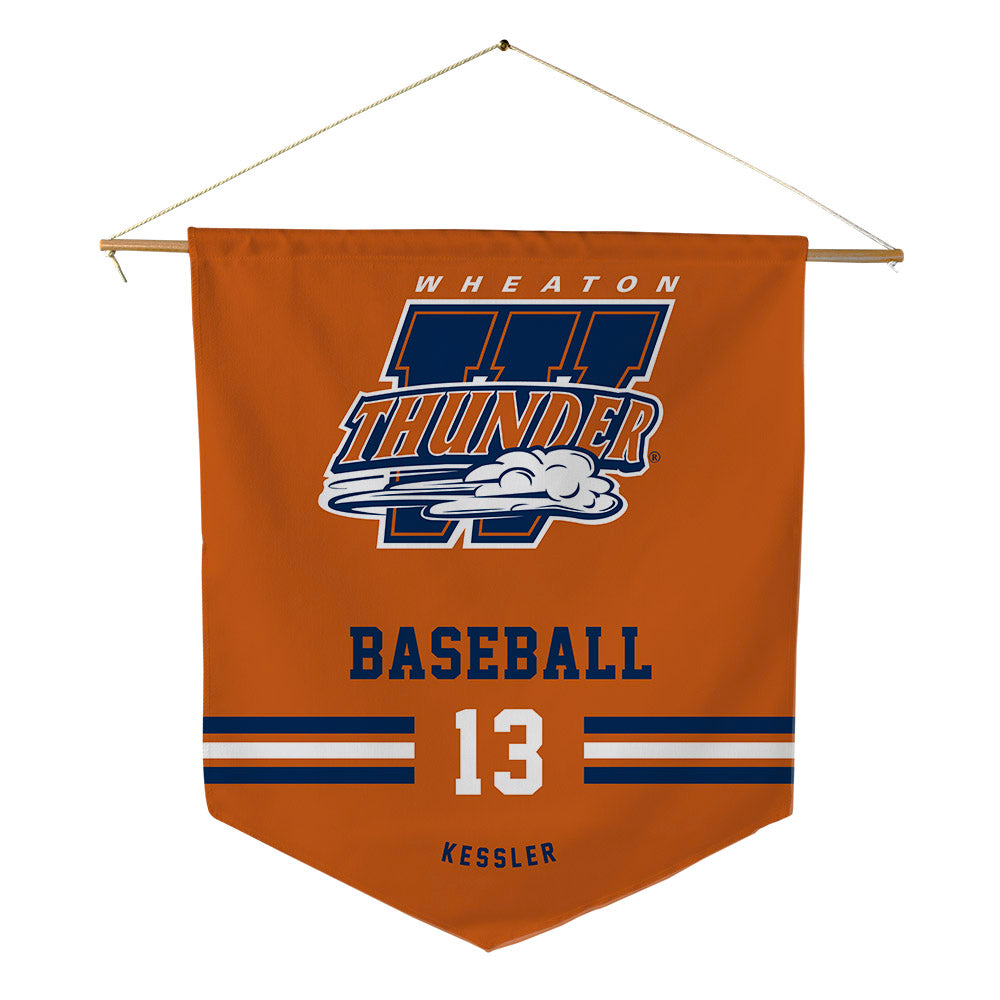 Wheaton IL - NCAA Baseball : Billy Kessler - Pennant - 18" x 21"-0