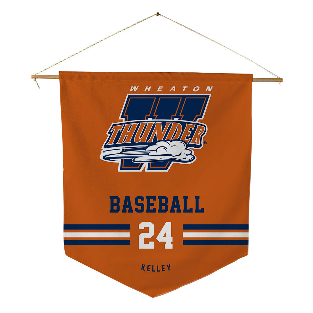 Wheaton IL - NCAA Baseball : Caleb Kelley - Pennant - 18" x 21"-0