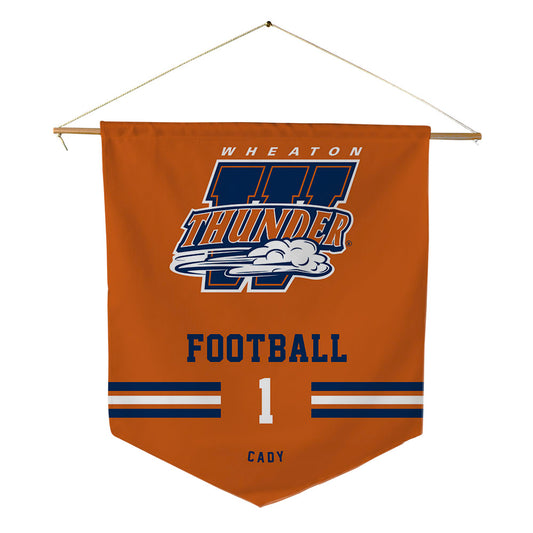 Wheaton IL - NCAA Football : Amos Cady - Pennant - 18" x 21"-0