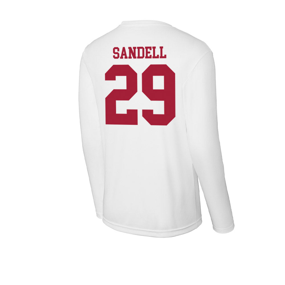 Oklahoma - NCAA Football : Tate Sandell - Activewear Long Sleeve T-Shirt-1