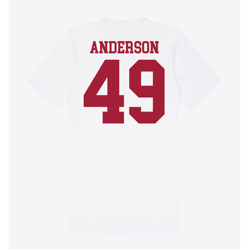 Oklahoma - NCAA Football : Ben Anderson - Women's V-Neck T-Shirt-1